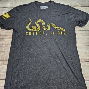 Black Rifle Coffee Co. BRCC Graphic Tee Men's Medium "Coffee Or Die" Black